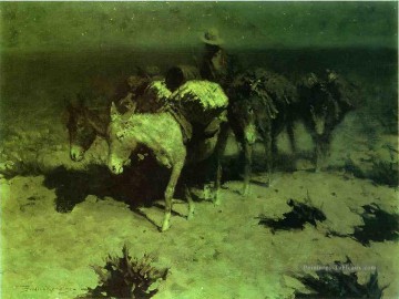 Indiens et cowboys œuvres - Un cow boy Frederic Remington